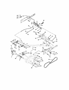 Page C Diagram and Parts List for 917276051  Craftsman Lawn Tractor