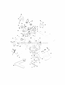 Page J Diagram and Parts List for 917276081  Craftsman Lawn Tractor