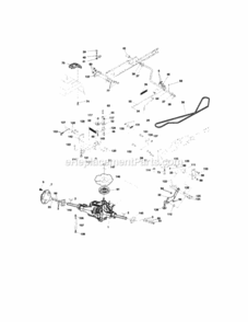 Page C Diagram and Parts List for 917276081  Craftsman Lawn Tractor