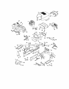 Page B Diagram and Parts List for 917276102  Craftsman Lawn Tractor