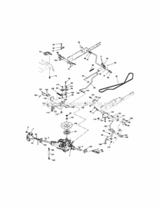 Page C Diagram and Parts List for 917276140  Craftsman Lawn Tractor