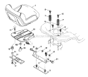 Part Location Diagram of 199372 Husqvarna Knob.Seat.Adj.