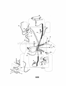 Page A Diagram and Parts List for 917276221  Craftsman Lawn Tractor