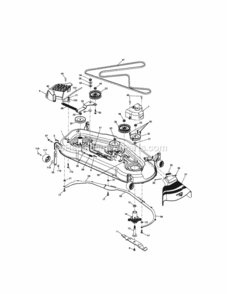 Page J Diagram and Parts List for 917276240  Craftsman Lawn Tractor