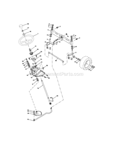 Page D Diagram and Parts List for 917276310  Craftsman Lawn Tractor