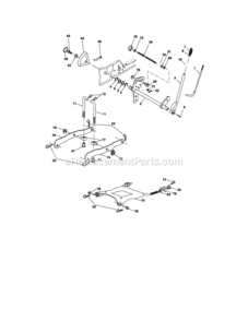 Page I Diagram and Parts List for 917276310  Craftsman Lawn Tractor