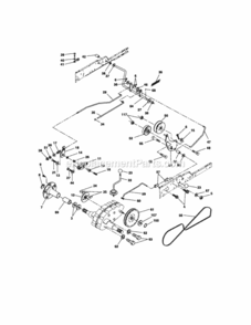 Page C Diagram and Parts List for 917276330  Craftsman Lawn Tractor