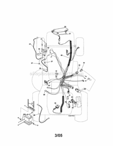 Page A Diagram and Parts List for 917276341  Craftsman Lawn Tractor