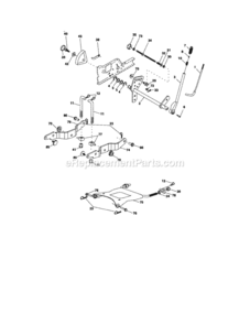 Page I Diagram and Parts List for 917276341  Craftsman Lawn Tractor