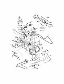 Page J Diagram and Parts List for 917276360  Craftsman Lawn Tractor