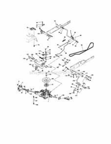 Page C Diagram and Parts List for 917276360  Craftsman Lawn Tractor