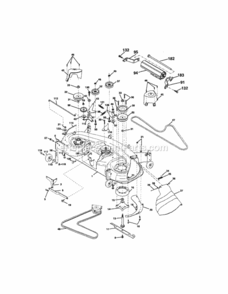 Page J Diagram and Parts List for 917276361  Craftsman Lawn Tractor