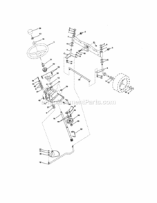 Page D Diagram and Parts List for 917276361  Craftsman Lawn Tractor