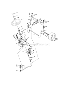 Page D Diagram and Parts List for 917276380  Craftsman Lawn Tractor