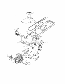 Part Location Diagram of 583240801 Craftsman Link Transaxle