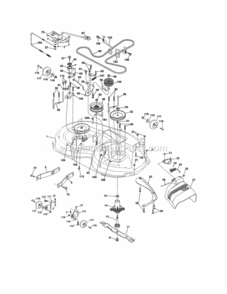 Page J Diagram and Parts List for 917276621  Craftsman Lawn Tractor