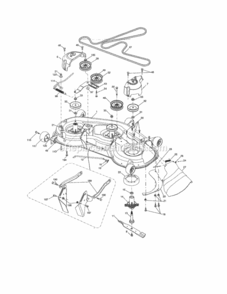 Page J Diagram and Parts List for 917276700  Craftsman Lawn Tractor