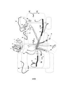 Page A Diagram and Parts List for 917276701  Craftsman Lawn Tractor