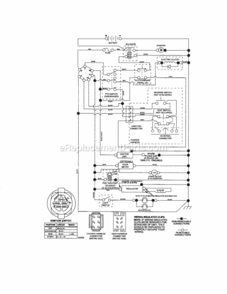 Page K Diagram and Parts List for 917276702  Craftsman Lawn Tractor