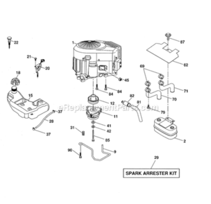 Part Location Diagram of 405097 Craftsman Engine Pulley