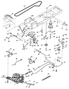 Ground_Drive Diagram and Parts List for 917276761  Craftsman Lawn Tractor