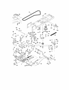 Page C Diagram and Parts List for 917276813  Craftsman Lawn Tractor
