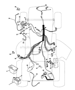 Part Location Diagram of 421251 Craftsman Harness.It.c