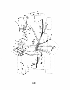 Page A Diagram and Parts List for 917276842  Craftsman Lawn Tractor