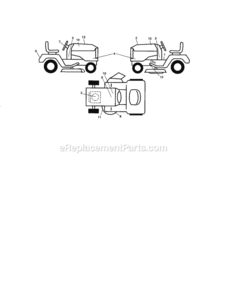 Part Location Diagram of 404606 Craftsman Chassis Decal