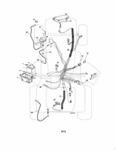 Part Location Diagram of 197460 Craftsman Pigtail Harness