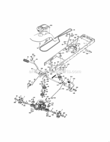Page D Diagram and Parts List for 917276844  Craftsman Lawn Tractor