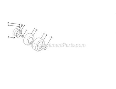 Page H Diagram and Parts List for 917276844  Craftsman Lawn Tractor