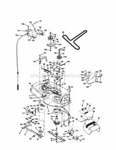 Part Location Diagram of 180215 Craftsman V-Belt.Mower