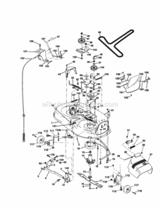 Page J Diagram and Parts List for 917277070  Craftsman Lawn Tractor