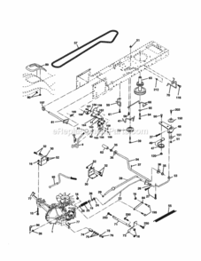 Page C Diagram and Parts List for 917277070  Craftsman Lawn Tractor