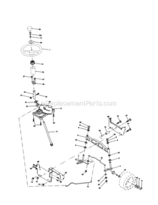 Page D Diagram and Parts List for 917277070  Craftsman Lawn Tractor
