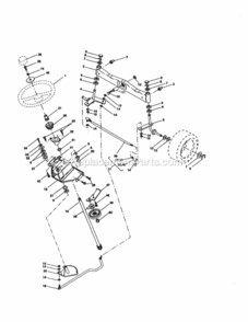 Page D Diagram and Parts List for 917277090  Craftsman Lawn Tractor
