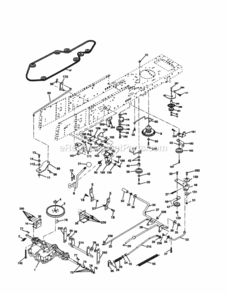 Part Location Diagram of 182013 Craftsman Idler Spacer