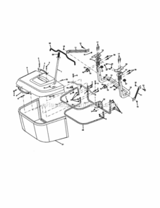 Page K Diagram and Parts List for 917277101  Craftsman Lawn Tractor
