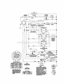 Page L Diagram and Parts List for 917277101  Craftsman Lawn Tractor