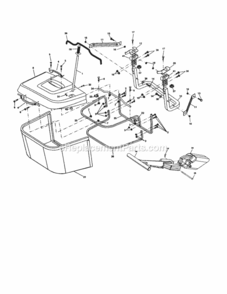 Page K Diagram and Parts List for 917277104  Craftsman Lawn Tractor