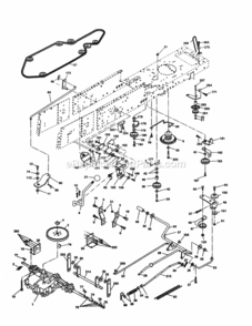 Page C Diagram and Parts List for 917277104  Craftsman Lawn Tractor