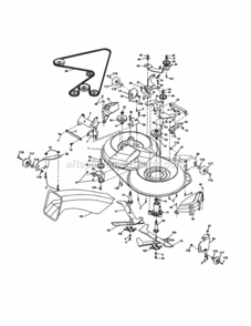 Page J Diagram and Parts List for 917277111  Craftsman Lawn Tractor
