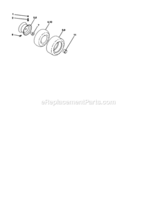 Page G Diagram and Parts List for 917277111  Craftsman Lawn Tractor