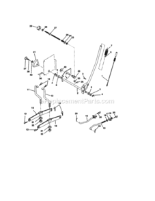 Page I Diagram and Parts List for 917277111  Craftsman Lawn Tractor