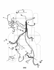 Page A Diagram and Parts List for 917277120  Craftsman Lawn Tractor