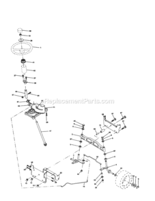 Page D Diagram and Parts List for 917277121  Craftsman Lawn Tractor