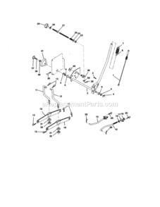 Page I Diagram and Parts List for 917277121  Craftsman Lawn Tractor