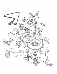 Page J Diagram and Parts List for 917277123  Craftsman Lawn Tractor