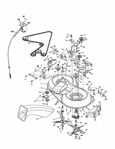 Page J Diagram and Parts List for 917277170  Craftsman Lawn Tractor
